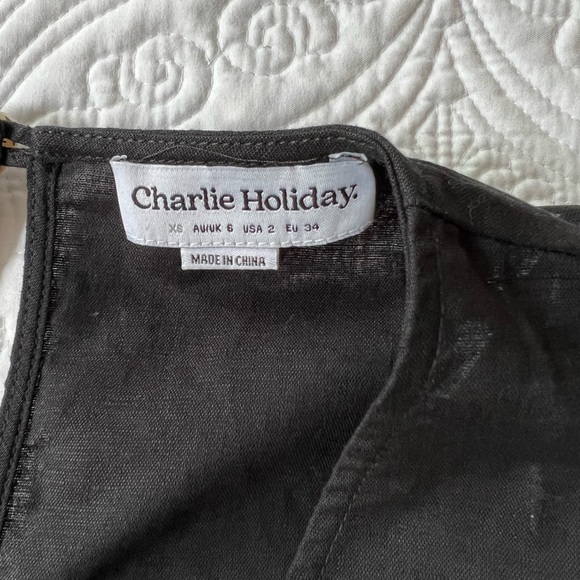 Charlie Holiday ruffled midi dress/cover-up - Picture 5 of 5